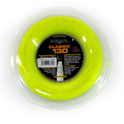 Karakal Classic 130 Squash Strings 200M Coil